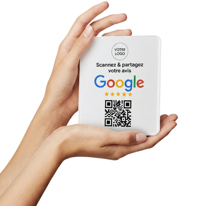 Plaque QR Google personnalisée